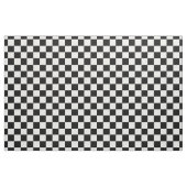 Retro Black en White Checkered Pattern Stof (Yard (91,4 cm))