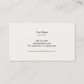 Retro Black en White Diamond Plaque Visitekaartje (Achterkant)