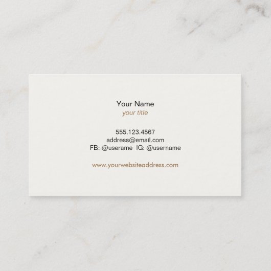 Retro Black en White Diamond Plaque Visitekaartje (Achterkant)