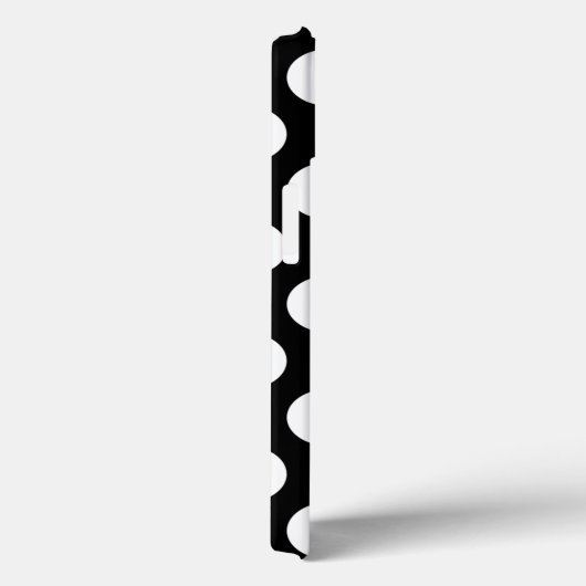 Retro Black en White Polka Dot Case-Mate iPhone Case (Achterkant / Rechts)