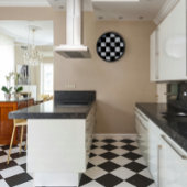 Retro Black en White Wall Clock