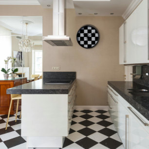 Retro Black en White Wall Clock