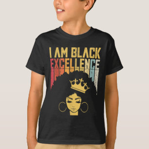 Retro  Black Excellence African Pride Histo T-shirt