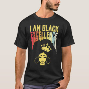 Retro Black Excellence African Pride Histo T-shirt