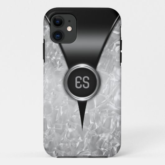 Retro Black iPhone 5 Hoesje (Achterkant)