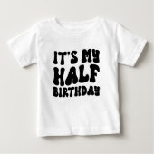 Retro Black is mijn halve verjaardag 6 maanden mij (Voorkant)