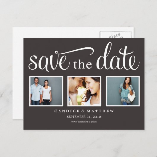 RETRO BLACK | SLA DE DATUM VAN AANKONDIGING OP (Voorkant / Achterkant)