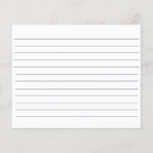 Retro Black White Apron Kitchen Tools Recipcard (Achterkant)