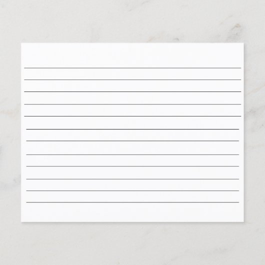 Retro Black White Apron Kitchen Tools Recipcard (Achterkant)