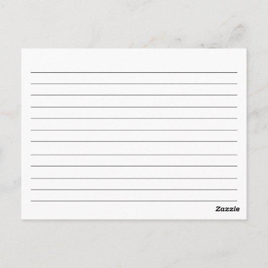 Retro Black White Apron Kitchen Tools Recipcard Briefkaart (Achterkant)