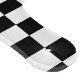 Retro Black/White Contrast Checkerboard Patroon Snijplank (Hoek)