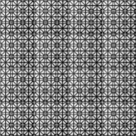 Retro Black White Geometric Lines Patroon Tegeltje