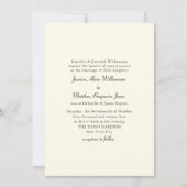 Retro Black White Geometric Tile Elegant Wedding Kaart (Voorkant)