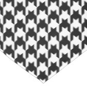 Retro Black White Houndstooth Weaving Patroon Tafelkleed (Gekanteld)