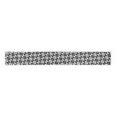 Retro Black White Lozenges Modern Pattern Grosgrain Lint (Voorkant)