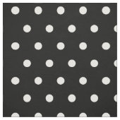 Retro Black White Polka Dots Pattern Craft Seft Stof (Swatch)