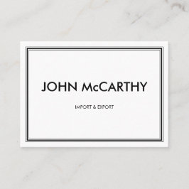 Retro Black White Professional drie strips Visitekaartje