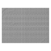 Retro Black White Squares Psychedelic Pattern Tafelkleed (Voorkant (Horizontaal))