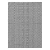 Retro Black White Squares Psychedelic Pattern Tafelkleed (Voorkant)