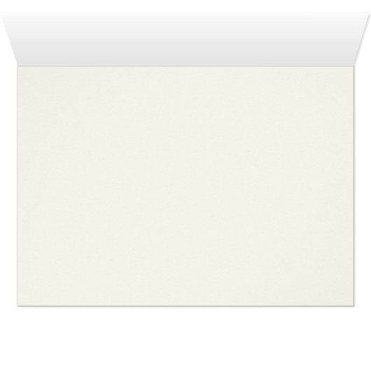 Retro Black White  Wedding Place Card (Binenzijde Horizontaal (Onderkant))