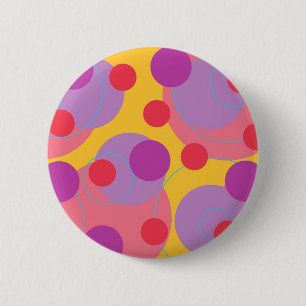 Retro Blackberry Fun Bubble Stippen Colorful Butto Ronde Button 5,7 Cm