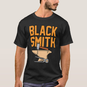 Retro  Blacksmith Forge Smepmeipering T-shirt