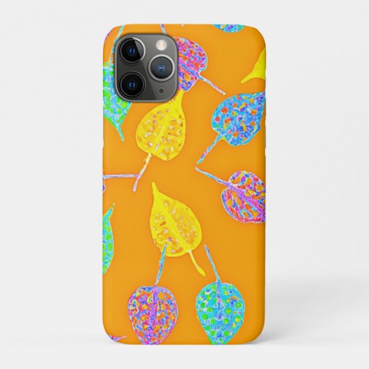 Retro Blad Patroon Case-Mate iPhone Case (Achterkant)