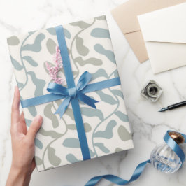 Retro Bladeren & Ranken Cadeaupapier