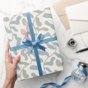 Retro Bladeren & Ranken Cadeaupapier
