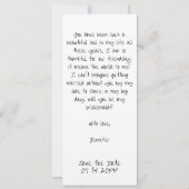 Retro Bladwijzer 3 Fotostrip Bruidsmeisje Voorstel Save The Date (Achterkant)