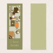 Retro Bladwijzer ontwerp Mini Visitekaartjes (Voorkant /achterkant)