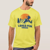 Retro Blanca Peak Hike T-shirt (Voorkant)
