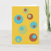 Retro Blank Folded Greeting Card Kaart (Voorkant)