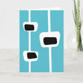 Retro Blank Folded Greeting Card Kaart (Voorkant)