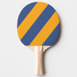 Retro Blau Verpletterende Zonsondergang Krachtige Tafeltennisbatje
