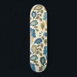 Retro Blauw Bloemen Patroon Cool Trendy Persoonlijk Skateboard<br><div class="desc">Dit retro ontwerp heeft een stoer en trendy abstract bloemenpatroon #skateboarding #schaats #skateboard #skatelife #sk #skateboardingisfun #skater #skateshop #skateeverydamnday #skateeverydamnday #skateboarder #skateboards #trendy #skatepark #skating #life #skatergirl #cool #outdoor</div>