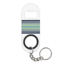 Retro blauw & groen surfboard gestreept