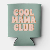 Retro Blauw Roze Grappig Moederdag  Blikjeskoeler (Voorkant)