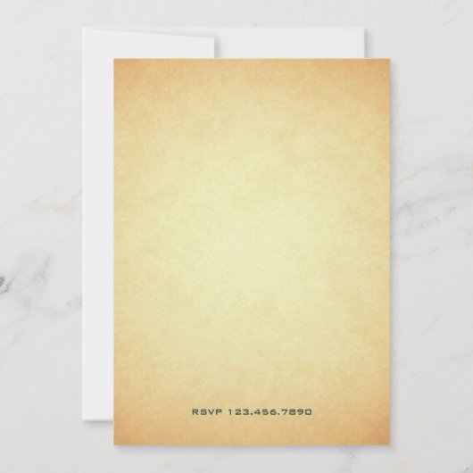  Retro Blauwgroen Bloemenfiets Verjaardagsfeest Kaart (Achterkant)