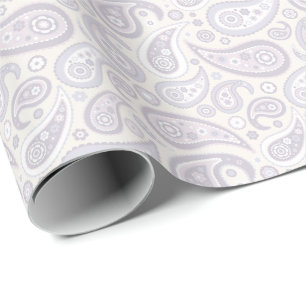 Retro Bleek subtiel Paisley Pattern Cadeaupapier