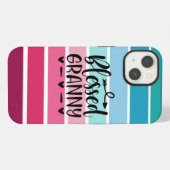 Retro Blessed Granny iPhone Hoesje (Achterkant horizontaal)