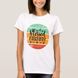 Retro Blessed Granny T-shirt