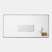 Retro Blijf Positief Bureaumat & Muismat (Keyboard & Muis)