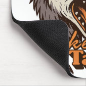 Retro Blijf praten Feral Possum: Angry Wild Animal Muismat (Hoek)