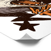 Retro Blijf praten Feral Possum: Angry Wild Animal Poster (Hoek)