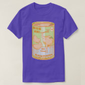 Retro blik perziken t-shirt (Design voorkant)