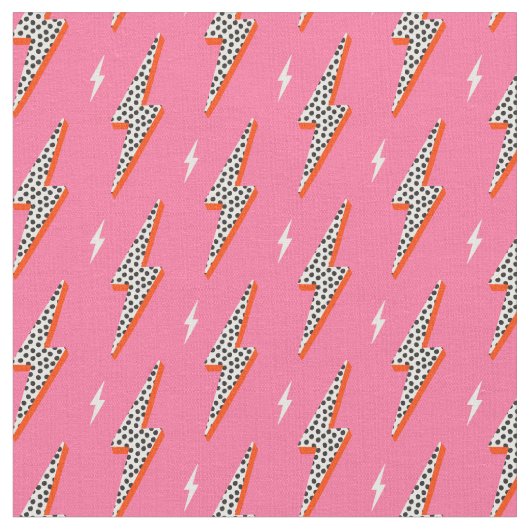 Retro bliksemflits donderflits rood stof (Close Up)