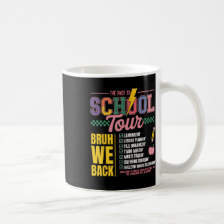 Retro Bliksemschicht Abcd Terug naar School Tour T Koffiemok