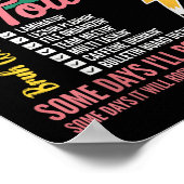 Retro Bliksemschicht Abcd Terug naar school Tour T Poster (Hoek)