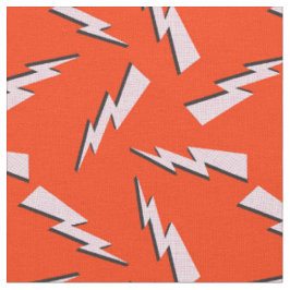 Retro bliksemschicht onweer flits rood stof